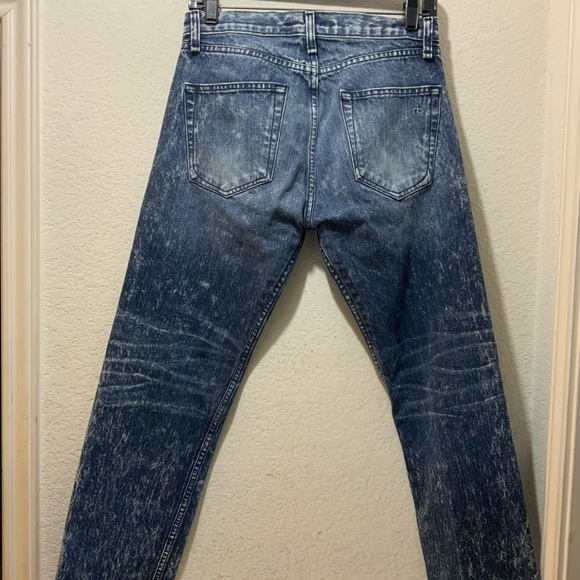 Rag and Bone acid wash jeans cropped size 26 - Picture 3 of 7